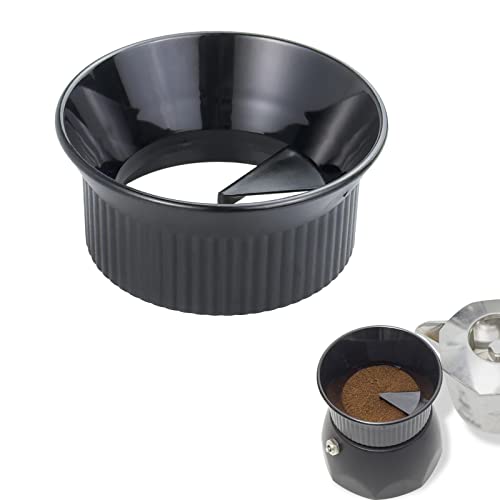 sciuU Distributore di Caffè per Moka Caffettiera, compatibile con Bialetti Moka Espresso Caffettiera, Anello di Dosaggio Imbuto Dosatore per Moka 2-3 Tazze