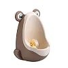 Potty Seat voor peuters Baby staande urinoir boy toilet muur gemonteerd(oranje) Pittige training (Color : Brown)