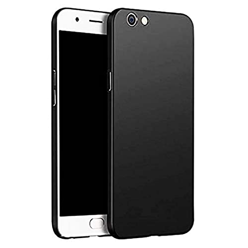 Image of Mobile Back Cover Case for Oppo F3 Plus (Silicone Case|CameraProtection|Black SC1510)