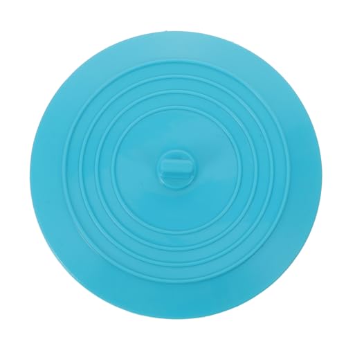 BRIGHTFUFU Bathtub Drain Stopper Silicone Plug Blue Drain Cover for Easy Installation and Cleaning Tightly Secures to Tub Floor Fit for Bath Tubs and Sinks