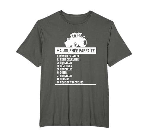 Idée Cadeau Drôle De Tracteur Agricole Pour Un Agriculteur T-Shirt