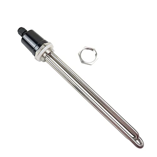 ヒーターエレメント 5500W DN25給湯器1」 BSP 32mmスレッドステンレス鋼304液浸醸造加熱要素(Thread nut)