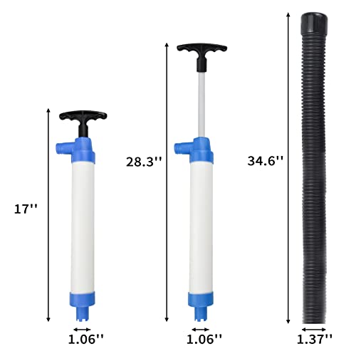 Hand Bilge Pump Manual Hand Water Pump For Kayaks Canoes And Boats Emergency Hand-Operated Marine Bilge Pump With Reversible Hose #TOP4