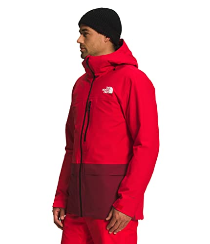 THE NORTH FACE Men's Sickline Insulated Ski Jacket, TNF Red/Cordovan, XX-Large3