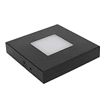 Fdit LED Light Base Cube, 3 Lighting Modes, AAA Battery or USB Powered Light Stand Display for Crystals, Artworks, Souvenirs with ABS