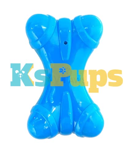 Image of Puppies Bone Shape chew Toy | Interactive and Sound Foam Rubber chew Toy I for Puppy, Small Dogs & Pets - 1Pcs (Combo-I)
