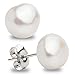 Produktbild Secret & You - Damen Perle Ohrstecker Süßwasser Zuchtperle - Barockform - Sterling Silber 925, erhältlich in 5 Größen von 9-10 mm bis 13-14 mm