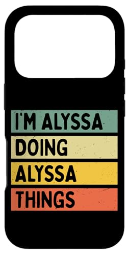 I'm Alyssa Doing Alyssa Things �ʔ������� �X�}�z�P�[�X iPhone 17 Pro �p