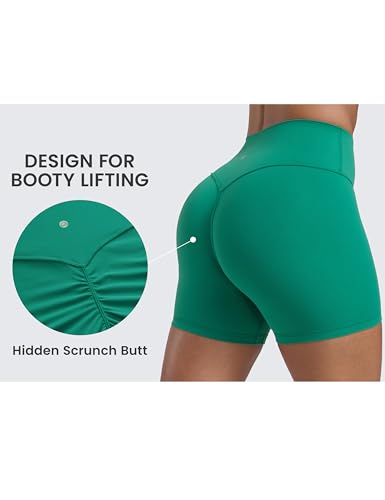 Image of CRZ YOGA Secretsculpt Biker Shorts 4 inch | Booty Scrunch Butt, Butterlift, Buttery Soft, Moderate Compression, Workout, Pilates, No Front Seam, High Waist, for Women