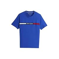 Tommy Hilfiger Hilfiger Chest Insert tee Mw0Mw36498 Camiseta S/S, Blue (Wedge Blue), M para Hombre