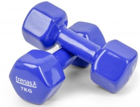 Kurzhanteln | 2er Set | Hantelset | je 7 kg | Hanteln für Frauen und Männer | Fitness und Krafttraining zuhause und im Fitnessstudio | 2 x 7 kg | Hexagon Kurzhanteln | 2er Set | Hantelset | je 7 kg | Hanteln für Frauen und Männer | Fitness und Krafttraining zuhause und im Fitnessstudio | 2 x 7 kg | Hexagon
