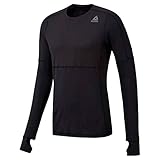leichtgewicht Reebok Herren ThermoWarm LS Therm T-Shirt, schwarz, Medium
