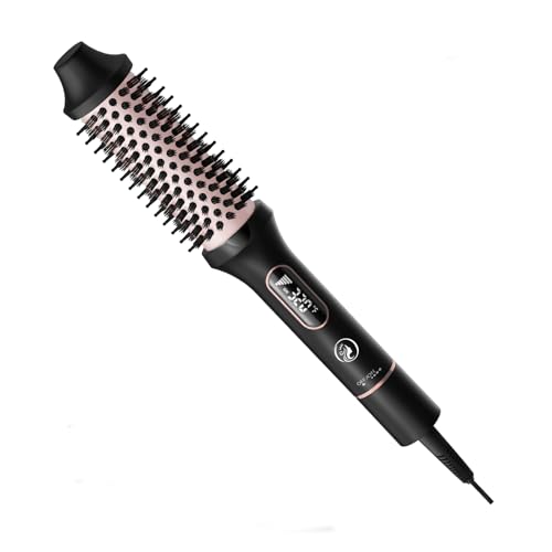 CINOSTAR Heated Round Brush for Blowout Look Volumizer, 1.5 inch