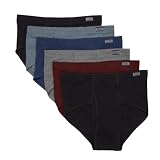Hanes Men's 6-Pack Comfort Soft FreshIQ Mid-Rise Brief, Assorted, Large