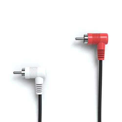 JAMEGA - Angolo del cavo audio cinch 2m | 2 Cinch