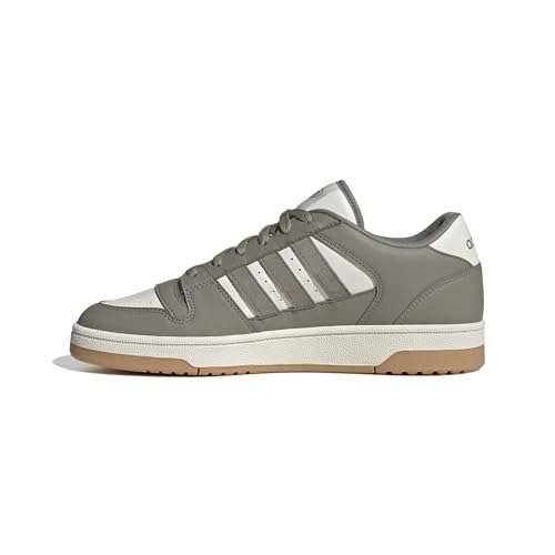 adidas Men's Turnaround Basketball Shoes, Silver Pebble/Silver Pebble/Chalk White, 9.5