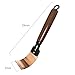 Copper Spoon Welder Backer Tools Welders Helper Welding Equipment Paddle Backer with Wooden Heat-Resistant Handle & Dual-Screw Fastening (Curved)