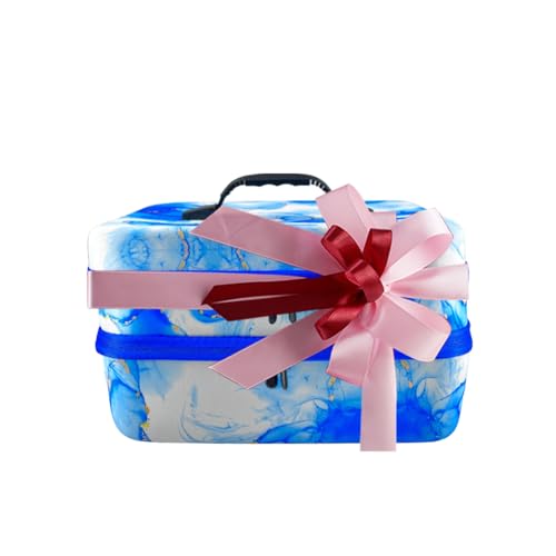 Image of 240 Slot Diamond Art Storage Box | Blue Bead Organizer Case with Drill Tools, Portable Craft Box, For 5D DIY Art Kits