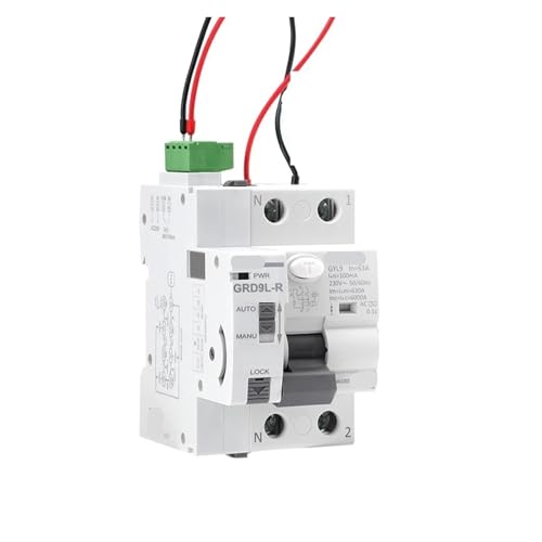 Interruptor diferencial GRD9L RCD 2P 40A 30mA con reconexión automática para hogar