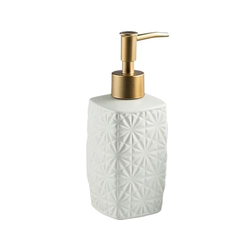 Ceramic Soap Dispenser Hotel Clubs Shampoo Body Wash Dispensed Press Bottles Lotion