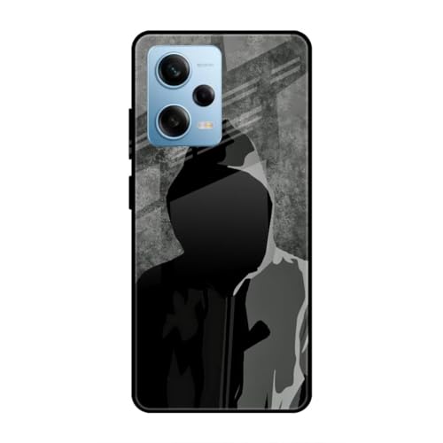 Image of SmashItUp Boy Designs | King | Hoddy Designer Printed TPU Metal Case Mobile Back Cover for Redmi Note 12 Pro 5G