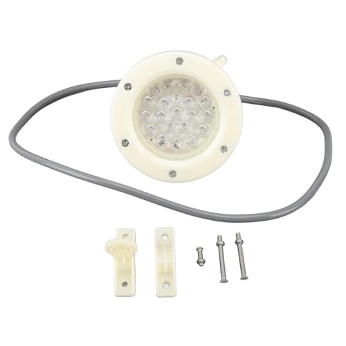 LIYJTK Luce LED sommergibile Arancione Giallo Luce per piscina Lampadina per nuoto super luminosa Durevole Facile installazione