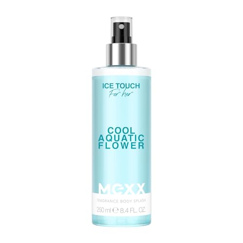 MEXX Ice Touch Woman Body Mist, belebendes, blumig-frisches Körperspray für Frauen, 250ML