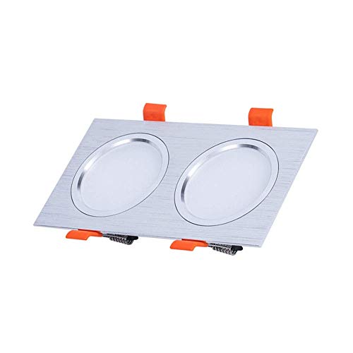 Lampe encastrée double tête pour supprimer les zones d'ombre 14W
