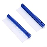Silicone Car Glass Wiper Blade, Professional Self-Drying Water Removal Squeegee for Auto, Ergonomic Handheld Design, Flexible Silicone Blade, 31 x 9. cm, 2-Pack