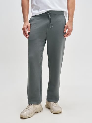 Image of XYXX Men's Solid Combed Cotton Trackpant | Mens Trackpant | Drawstring | Solid-Relaxed Fit