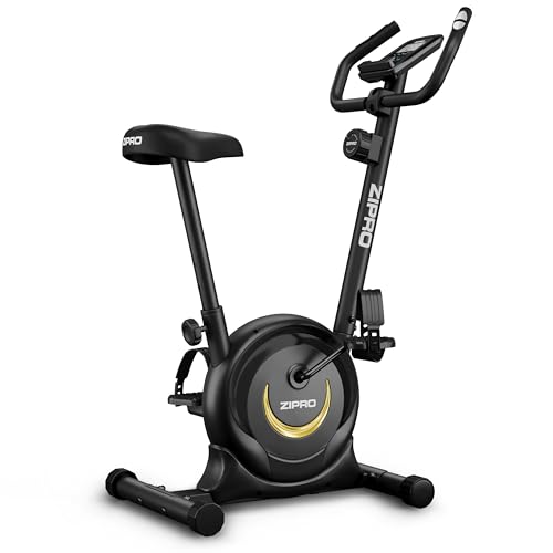 One S Heimtrainer Fahrrad – Magnetischer Widerstand, Leiser Betrieb, Verstellbarer Komfort, LCD-Display, Pulsmessung, Kalorienanzeige, Kompakt für Zuhause, Smartphone-Halter, Max 110kg