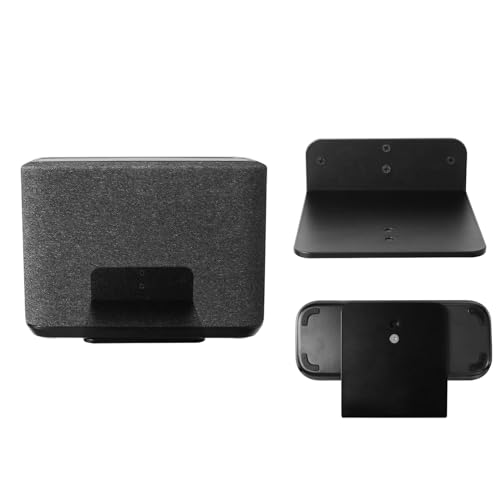 Wandhalterung aus Metall, Soundbar-Halterung, kompatibel mit Denon Home 350/250 kabellosen Lautsprechern, Schwarz