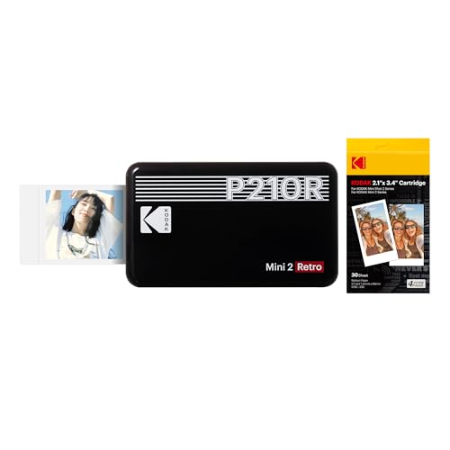 KODAK Mini 2 レトロ 4PASS スマホプリンター 8枚+30枚バンドル