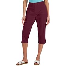 Karen S Women's Comfort Waist Capri Pants
