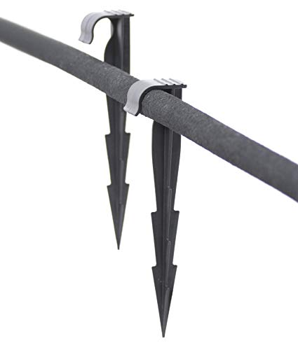 GardenPlast® WaterPeg Lot de 100 piquets d'ancrage au sol 160 mm