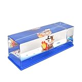 Botella de Deriva Líquida para Cruceros, Acrílica Titanic Cruise Ship Fluid Drift Bottle, Unhunkable Titanic Crucero de Una Sola Pieza, Alivio del Estrés, para Home Decoración de mesa Regalo (C)