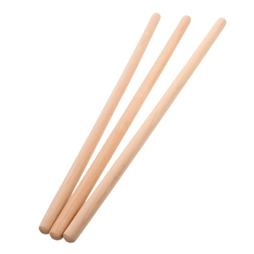BEBEMOKO 3 pezzi in per Allenamento Posturale Bastone Correttore per Apertura Spalle e Schiena Naturale Antiscivolo per Yoga Fitness