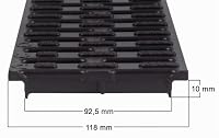 ACO Self® Stegrost Microgrip Kunststoffrost 50cm antirutsch Rinnenrost Rost für Entwässerungsrinne – Ansicht 4