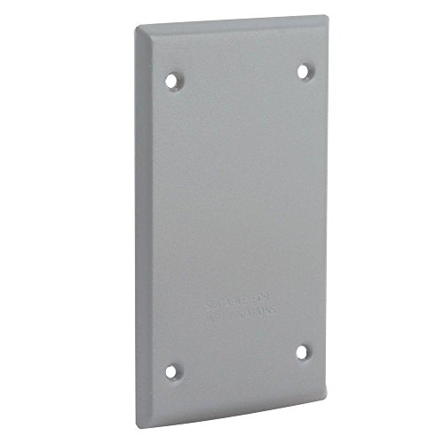 Orbit 1-BC Electric Box Cover, Blank Weatherproof - 1-Gang - Aluminum