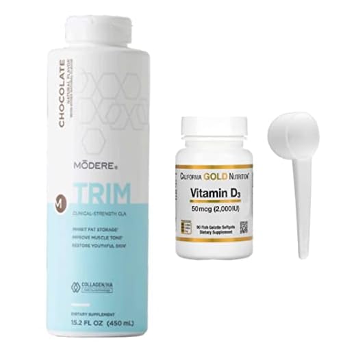 Modere Trim Chocolate Flavor, 15.2 FL OZ with Collagen 60 Tabs and Measuring Spoon