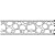 Ekena Millwork PIR04X00TO 4-Inch H x 3/8-Inch P x 96-Inch L Tomango Pierced Moulding
