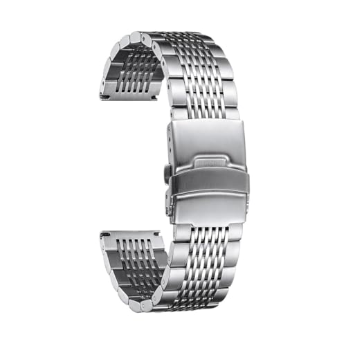 Bracelet de montre en acier inoxydable anti irritation et réglable