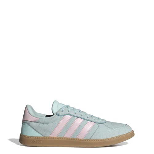Image of adidas Womens Breaknet Sleek Sneakers Shoes Casual - Brown