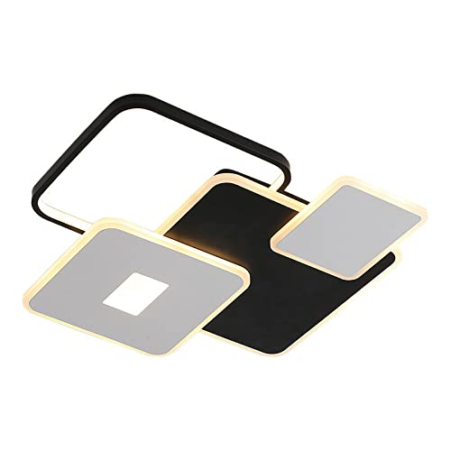 Plafonniers géométriques à intensité variable pour chambre et salon