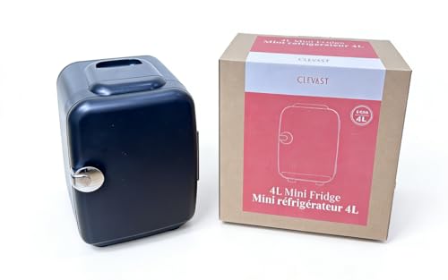 CLEVAST Mini Fridge, 4L Portable Cooler