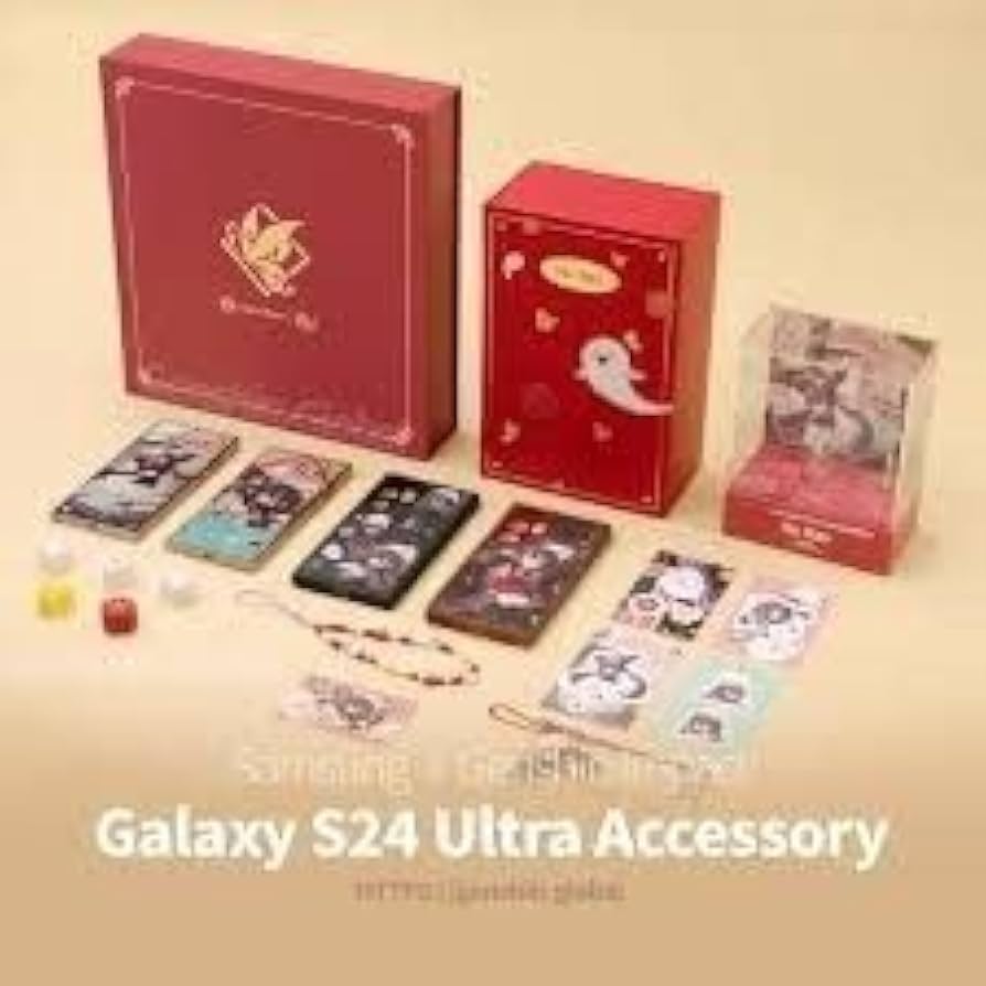 韓国限定 原神 Galaxy S24U 胡桃 コラボ アクセサリーセット 原神】Galaxy S24 Ultra コラボセット 胡桃｜ fantasy village