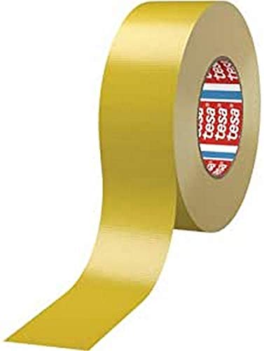 Tesa 04688-00045 Gewebeband Extrudiertes PE-Gewebe Gelb 0.26mm x 50 x 25 – Ansicht 1
