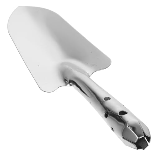 POPETPOP Pala para Tierra de Acero Inoxidable Mini Pala de Mano Portátil para Muestreo de Suelo Herramienta de Excavación para Jardinería y Agricultura para Césped y Laboratorio