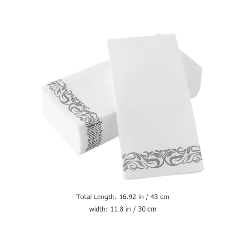 Servilletas de papel de pulpa de madera desechables para bodas de plata 2