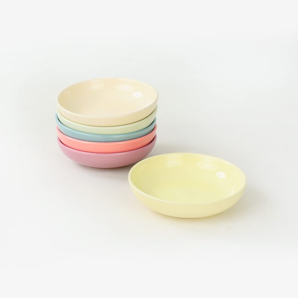 Keramika Rainbow Soft Halka Çerezlik/Sosluk 13 Cm 6 Adet 110/550